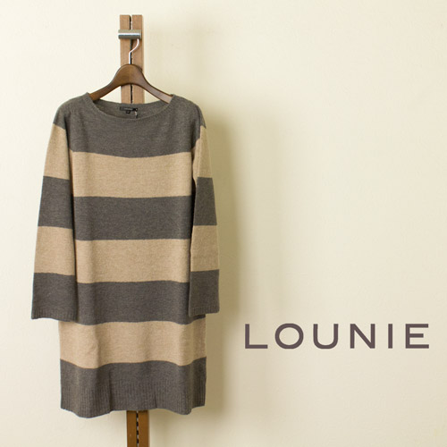 LOUNIE (ルーニィ) 12GG天竺ワイドピッケボーダーワンピース（ペチコート付） | ワンピース | 40代からのファッション通販サイト