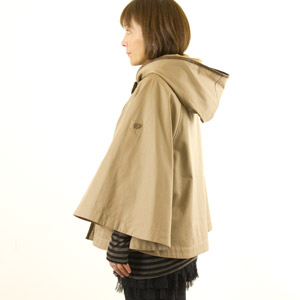 LOUNIE (ルーニィ) フード付きポンチョコート | ジャケット・コート | 40代からのファッション通販サイト