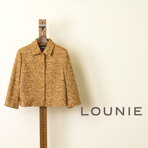 LOUNIE (ルーニィ) ループヤーンツィードジャガードジャケットのメイン画像