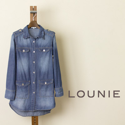 LOUNIE （ルーニィ） （製品洗い）ライトオンスデニムシャツの商品画像