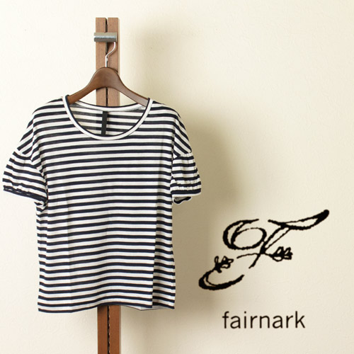fairnark (フェアナーク) ボーダーカットソーのメイン画像