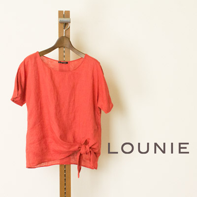 LOUNIE （ルーニィ） フレンチリネン平織り製品洗いブラウスの商品画像