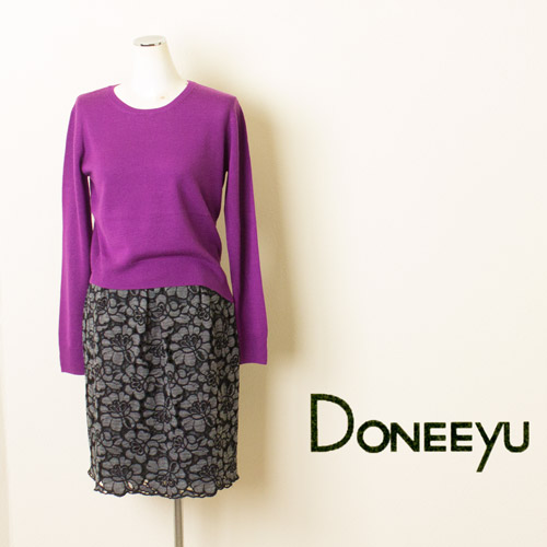 Doneeyu (ドニーユ) フルールレーススカート | スカート | 40代からのファッション通販サイト