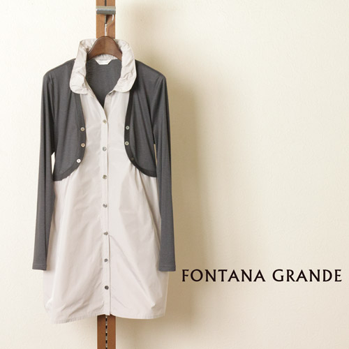 FONTANA GRANDE （フォンタナグランデ）キャップスリーブワンピースのメイン画像