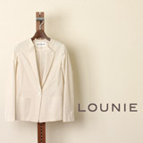 LOUNIE (ルーニィ)　【イタリア製】組織ミックスコットン混ハイパワーボーダージャケットの商品画像
