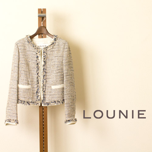 LOUNIE (ルーニィ) 【Oggi 3月号掲載】ファンシーツィードジャケット | ジャケット・コート | 40代からのファッション通販サイト