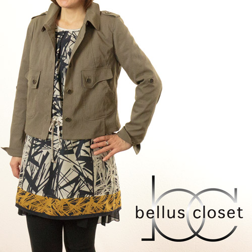 bellus closet (ベルス クローゼット) トレンチ風ショートジャケットの商品メイン画像