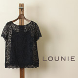LOUNIE (ルーニィ)　ジャガードレース + ポリエステルサテンの商品画像